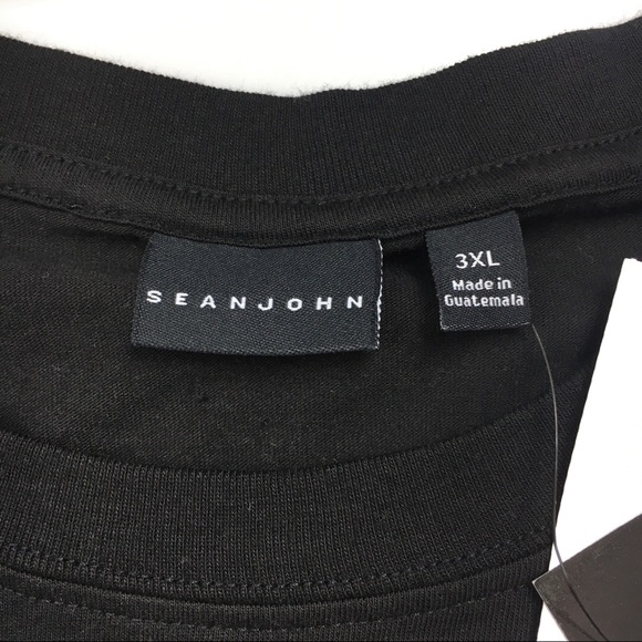 Sean John T-Shirt Black short sleeve Cotton - Picture 4 of 9